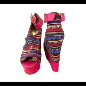 BAKERS Boho wedges